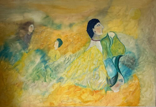 2010 001. HT.   Totale liberté by Franck Beroard, Painting for Sale on Singulart