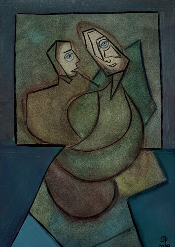 2020 120 HP.   Tendresse di Franck Beroard, Pittura in vendita su Singulart