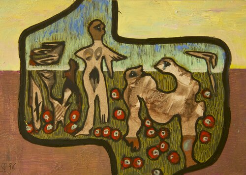 André  Beroard     AB 1996 076. Un air de famille di Franck Beroard, Pittura in vendita su Singulart