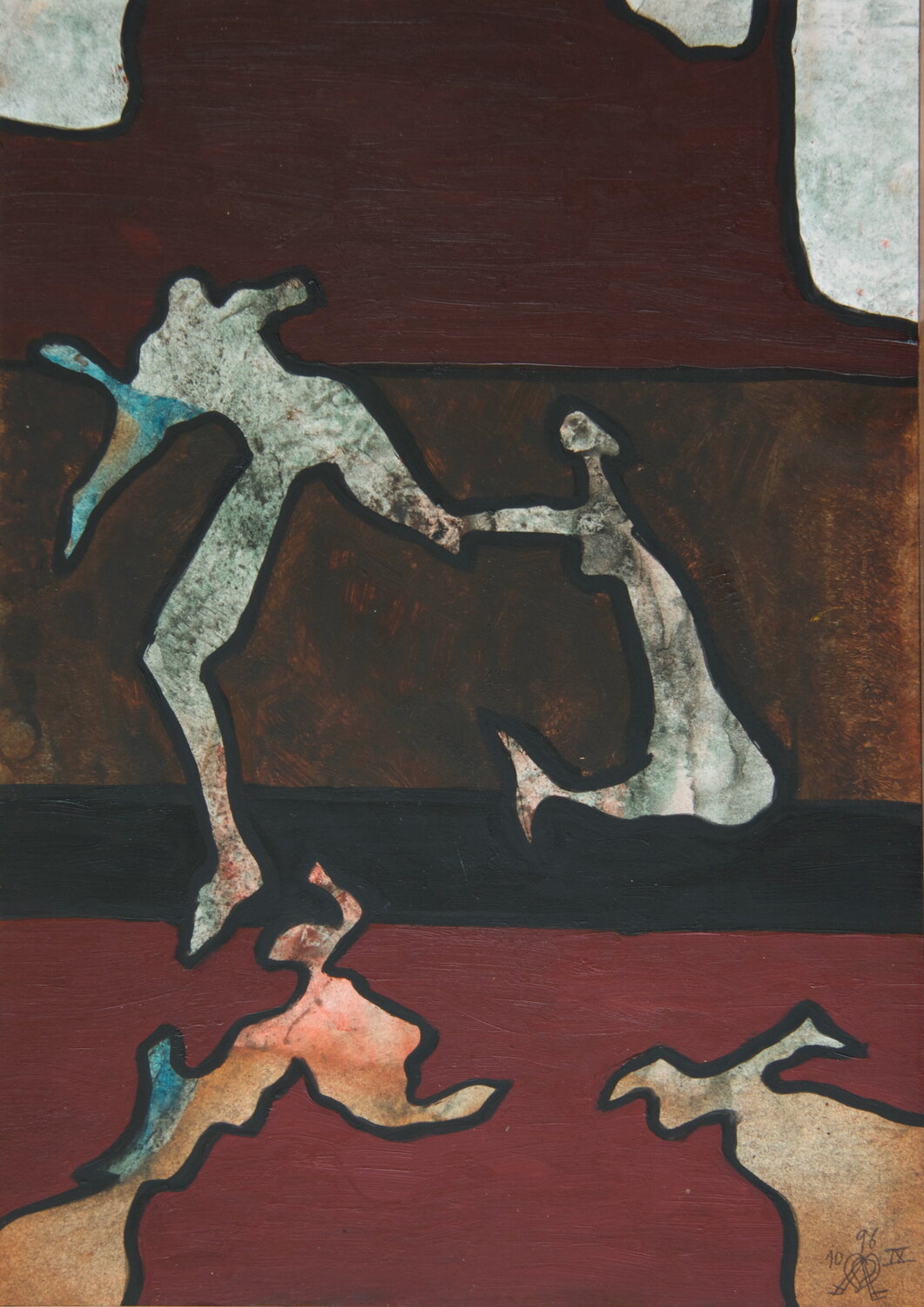 André Beroard.   1996 022.   Le départ. Franck Beroard