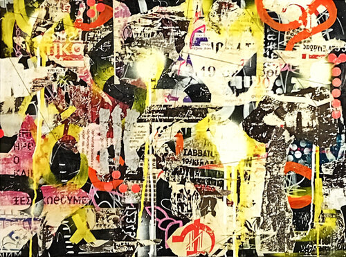 Hoffnung IV - Nach uns die Sintflut... van Bärbel Thürer, Schilderij te koop op Singulart