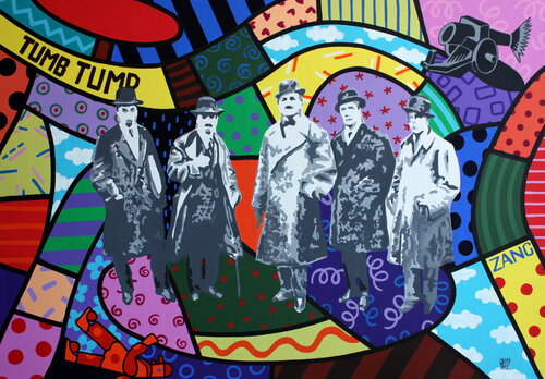 Tumb tumb zang by Giovanni Coscarelli, Painting for Sale on Singulart