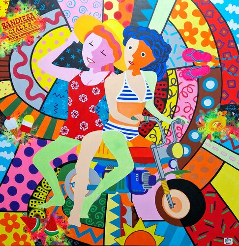 Un estate fa van Giovanni Coscarelli, Schilderij te koop op Singulart