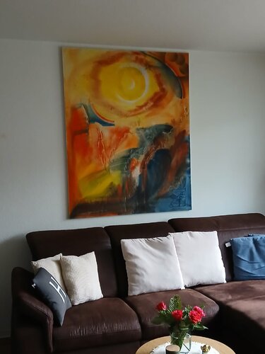 Regenbogenzeit II di Henrik Strübli, Pittura in vendita su Singulart