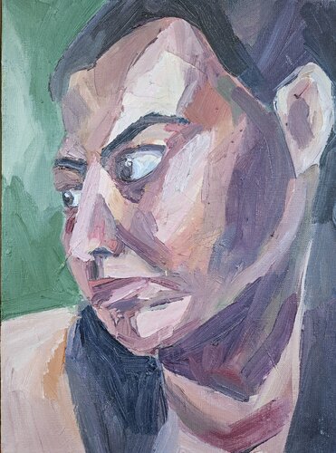 Portrait IV by @asaleanderz Leanderz, Painting for Sale on Singulart