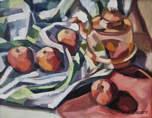 Stillife I von @asaleanderz Leanderz, Malerei kaufen auf Singulart