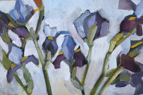 Flower-de-luce by @asaleanderz Leanderz, Painting for Sale on Singulart