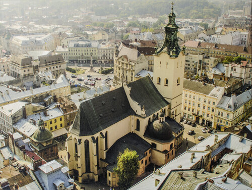 Lviv, Ukraine. View of the Latin Cathedral. by Ievgen Karimov, 사진 for Sale on Singulart