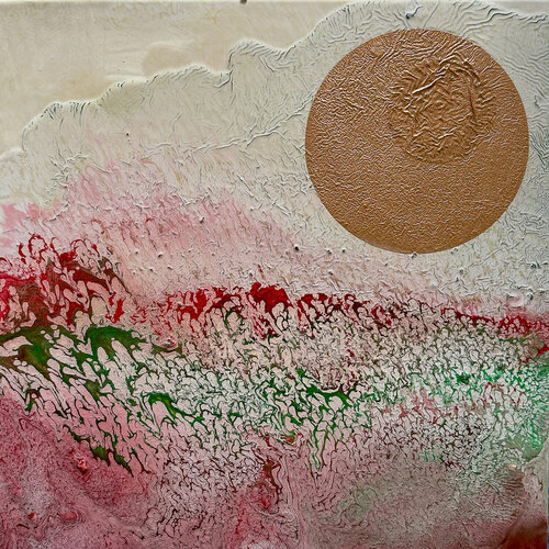 Ocre minéral de claire lassonnery, Pintura a la venta en Singulart