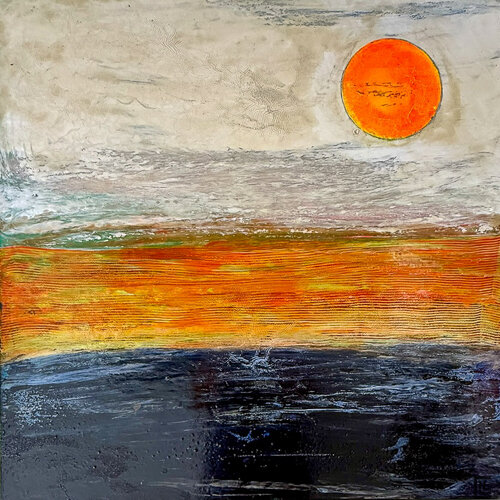 Soleil ardent de claire lassonnery, Pintura a la venta en Singulart