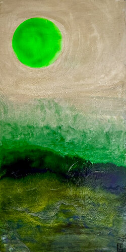 Vert néon de claire lassonnery, Pintura a la venta en Singulart