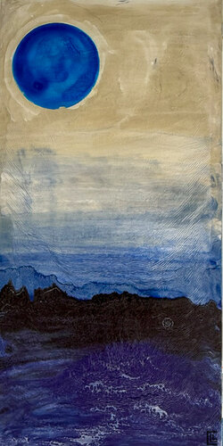 Bleu cobalt de claire lassonnery, Pintura a la venta en Singulart