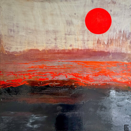Orange minéral de claire lassonnery, Pintura a la venta en Singulart
