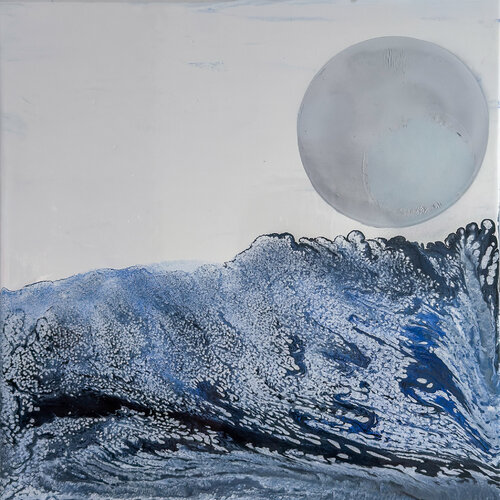 BLANC ARGENT 3 de claire lassonnery, Pintura a la venta en Singulart