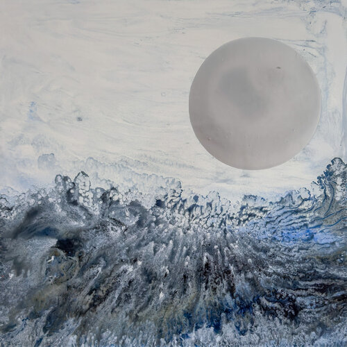 BLANC ARGENT 4 de claire lassonnery, Pintura a la venta en Singulart