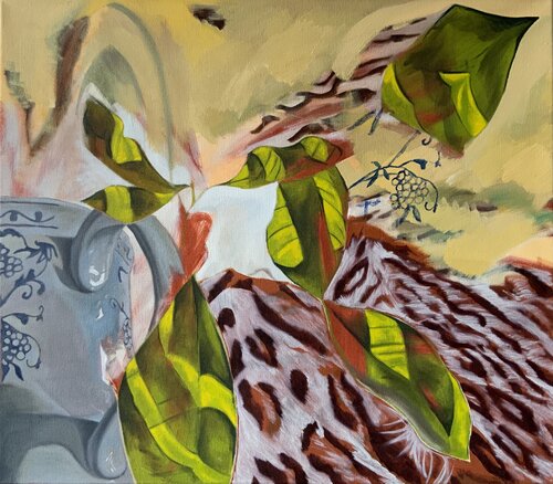 Leopard coffee par Camilo Toro, Peinture en vente sur Singulart
