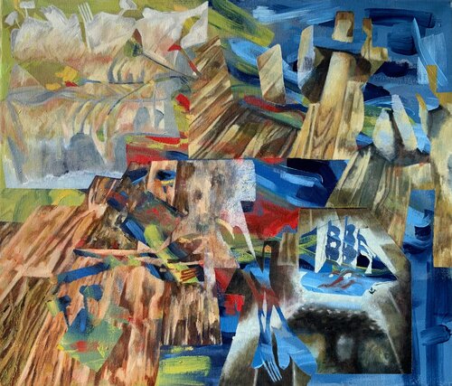Storm im Livingroom von Camilo Toro, Malerei kaufen auf Singulart
