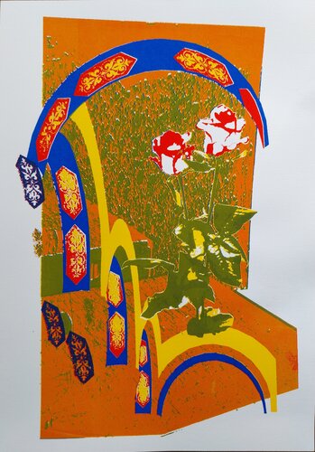 Indoor roses von Camilo Toro, Druck kaufen auf Singulart