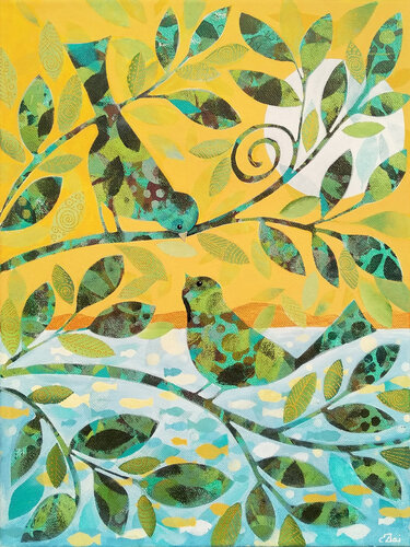 Corteggiamento by Daniela Prezioso Einwaller, 油畫 for Sale on Singulart