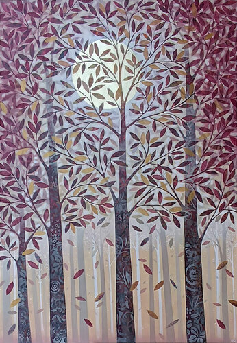 Danza delle foglie by Daniela Prezioso Einwaller, 油畫 for Sale on Singulart