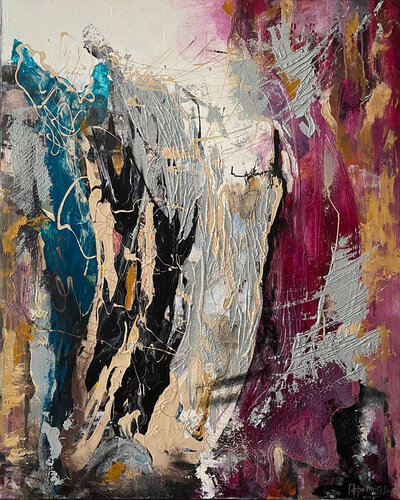 Walking Together par Oleksandr Perminov, Peinture en vente sur Singulart