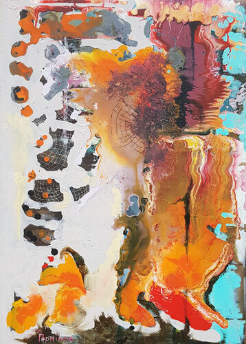 Sunflower Symphony par Oleksandr Perminov, Peinture en vente sur Singulart