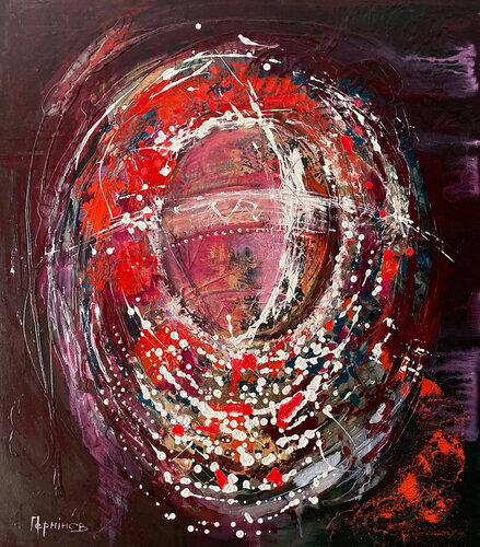 Corals. Memory in the Circle par Oleksandr Perminov, Peinture en vente sur Singulart