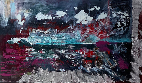 Beyond the horizon par Oleksandr Perminov, Peinture en vente sur Singulart