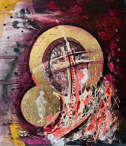 Prayer in Color par Oleksandr Perminov, Peinture en vente sur Singulart