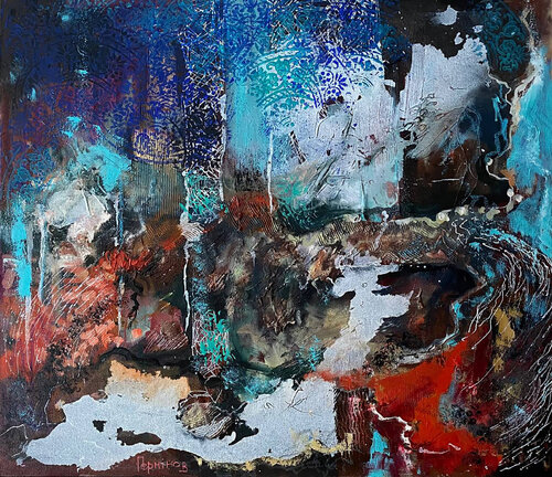 Manifestation of the Sky par Oleksandr Perminov, Peinture en vente sur Singulart