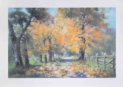 Autumn Landscape von Carlo Cordua, Druck kaufen auf Singulart