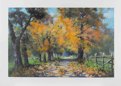 Autumn Landscape von Carlo Cordua, Druck kaufen auf Singulart