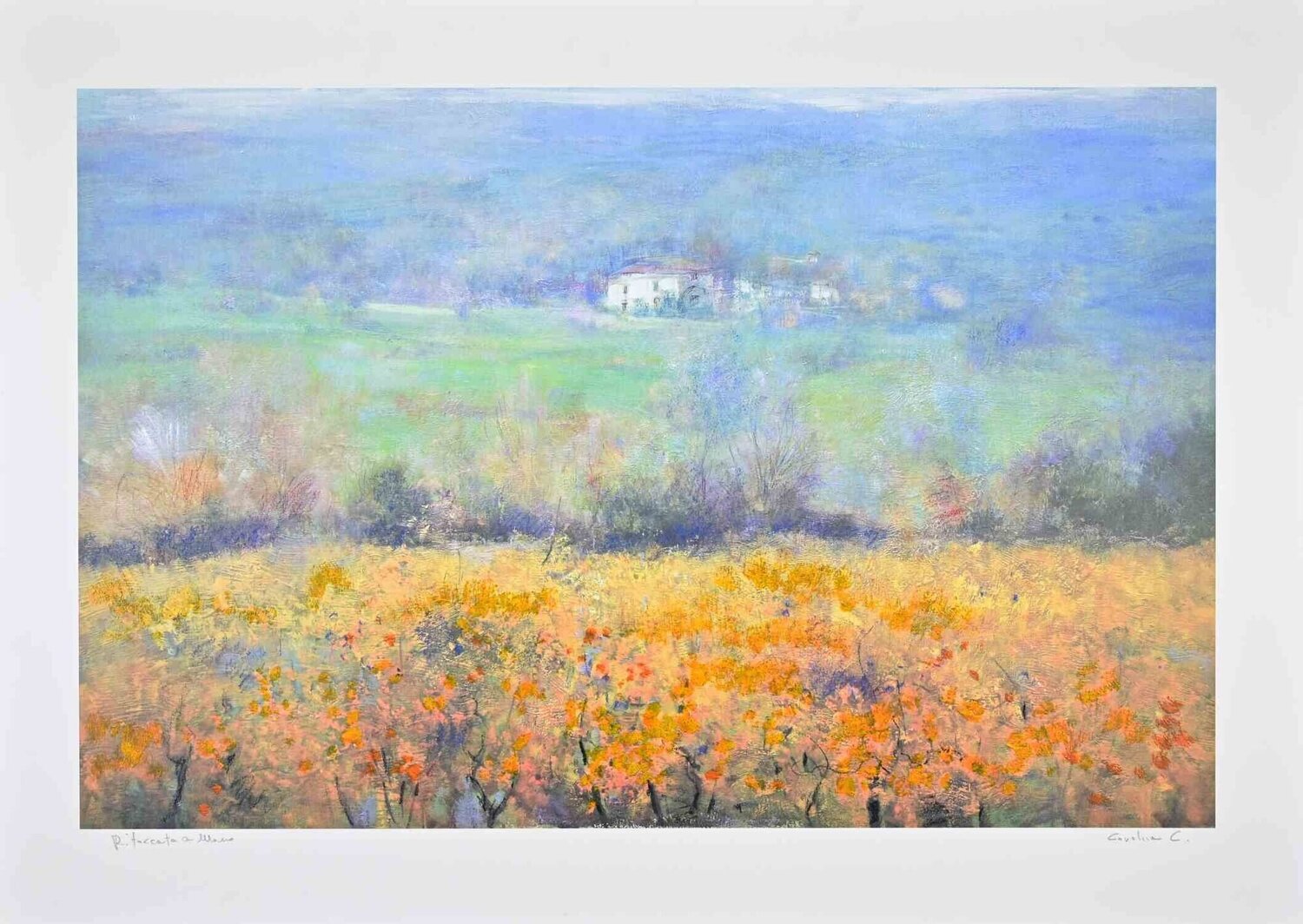 Landscape Carlo Cordua Impresión en venta