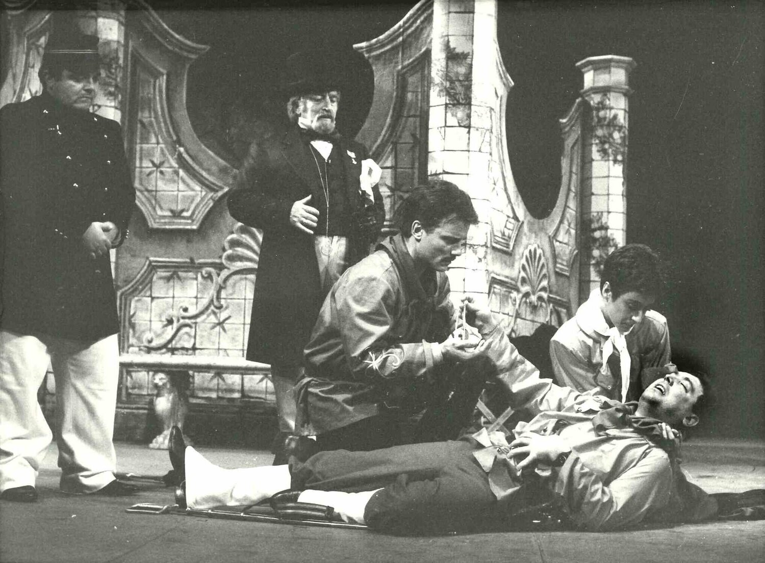 Massimo Ranieri on the Set Guglielmo Coluzzi Fotografia in vendita