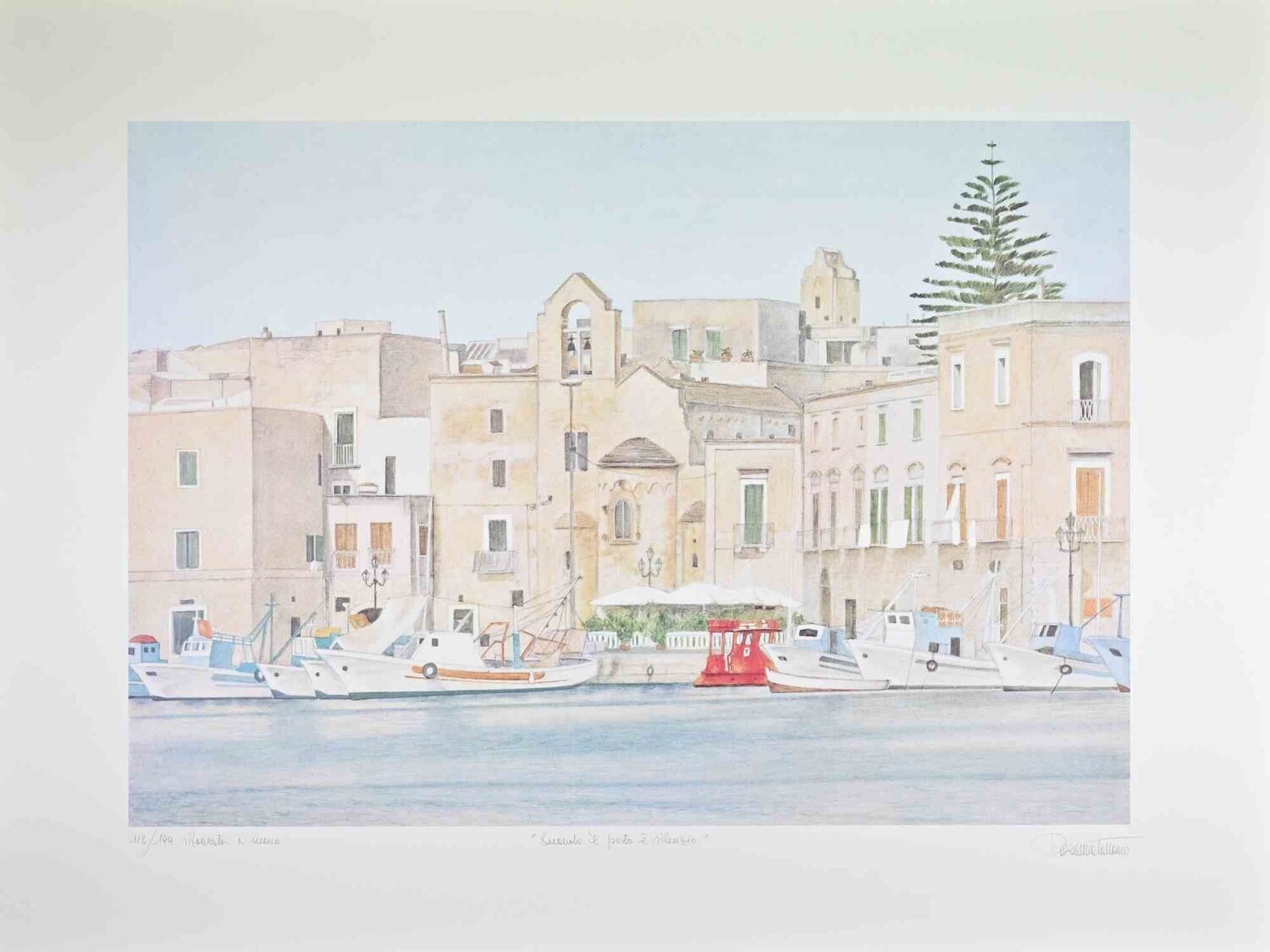 When the Port is Silent Rosanna Cattaneo Impresión en venta
