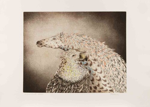 Eagle and Horse by Benito Trolese, Print for Sale on Singulart