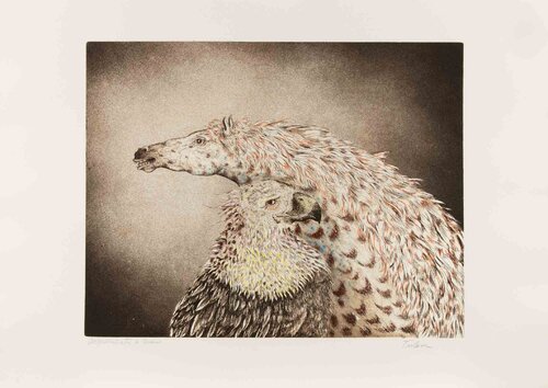 Eagle and Horse de Benito Trolese, Impresión a la venta en Singulart