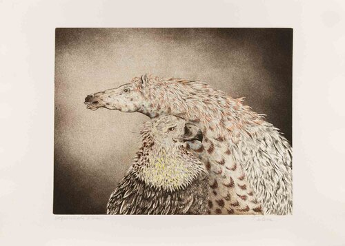 Eagle and Horse by Benito Trolese, Print for Sale on Singulart