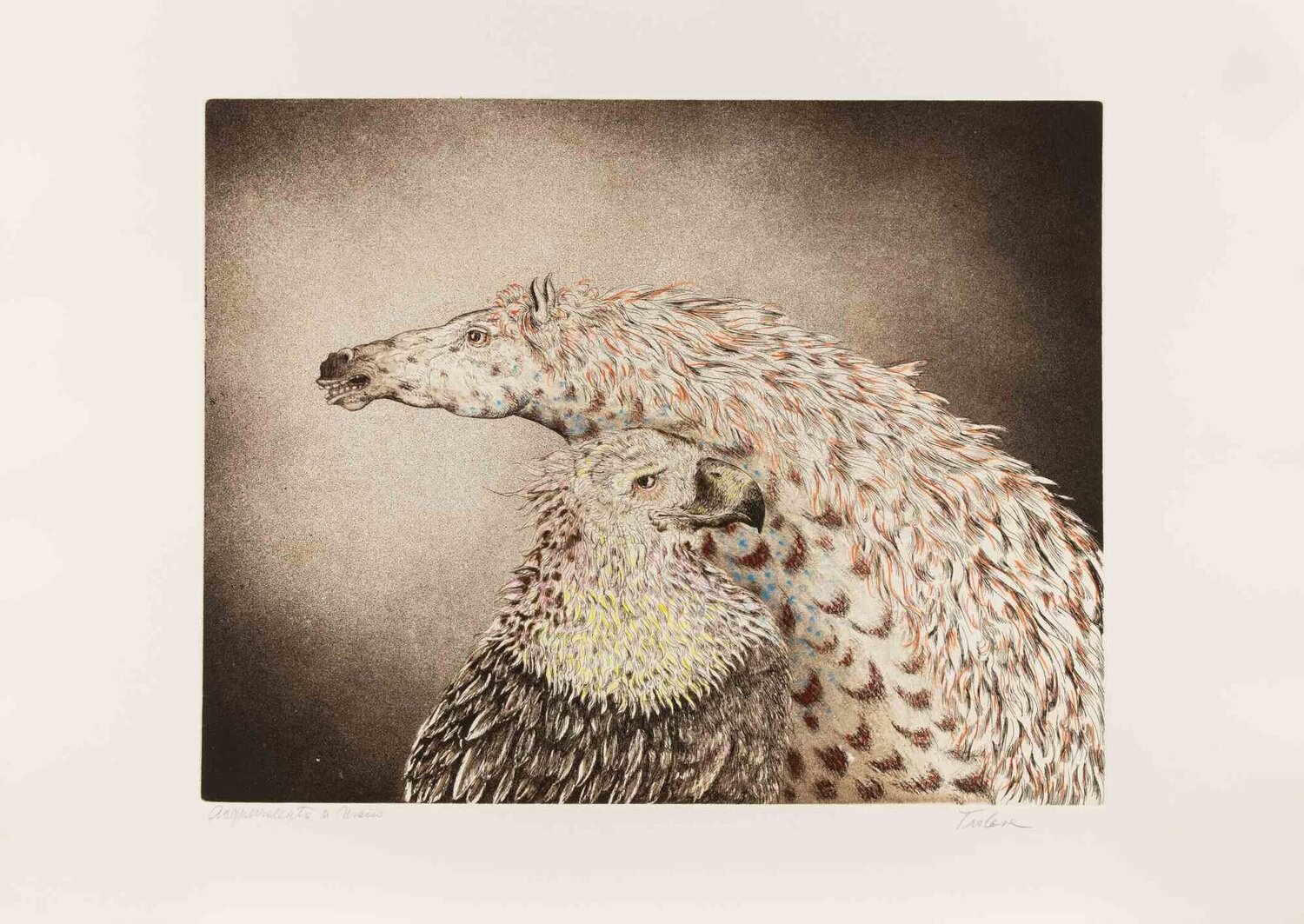 Eagle and Horse Benito Trolese Impresión en venta