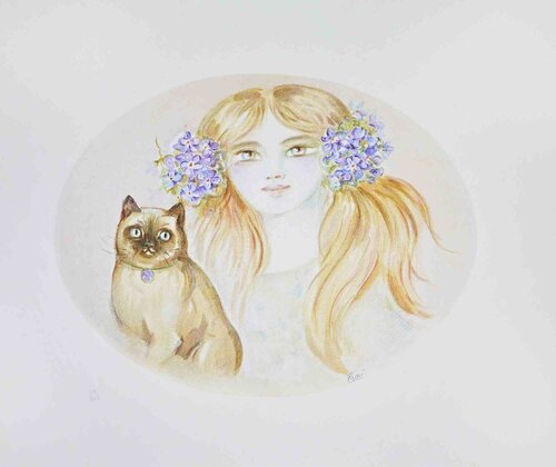 Portrait di Felicita Frai, Stampa in vendita su Singulart