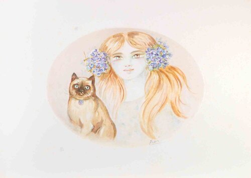 Portrait by Felicita Frai, Print for Sale on Singulart