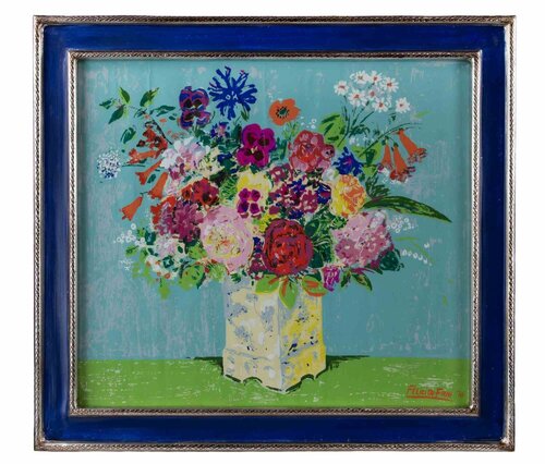 Still Life with Vase of Flowers  von Felicita Frai, Malerei kaufen auf Singulart