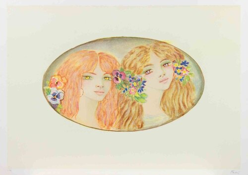 Two Girls van Felicita Frai, Afdruk te koop op Singulart