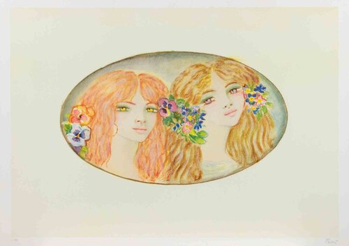 Two Girls von Felicita Frai, Druck kaufen auf Singulart