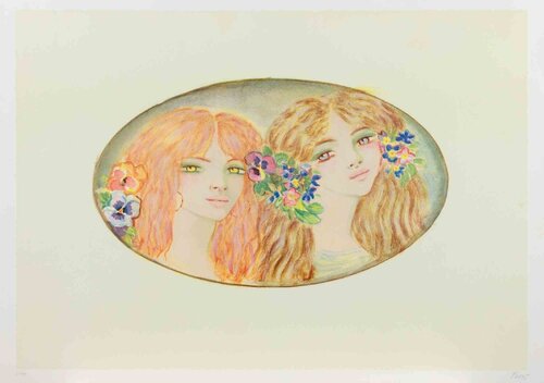 Two Girls van Felicita Frai, Afdruk te koop op Singulart
