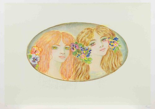 Two Girls von Felicita Frai, Druck kaufen auf Singulart