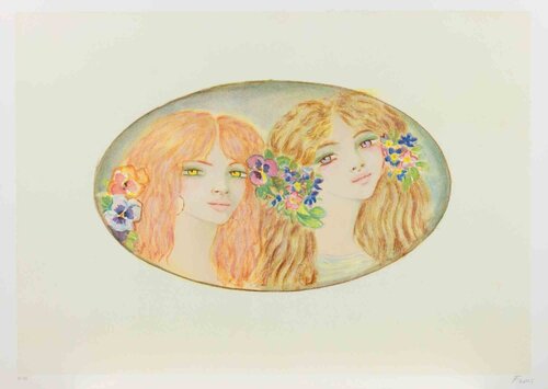 Two Girls de Felicita Frai, Impresión a la venta en Singulart