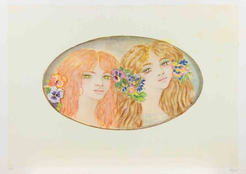 Two Girls by Felicita Frai, Print for Sale on Singulart