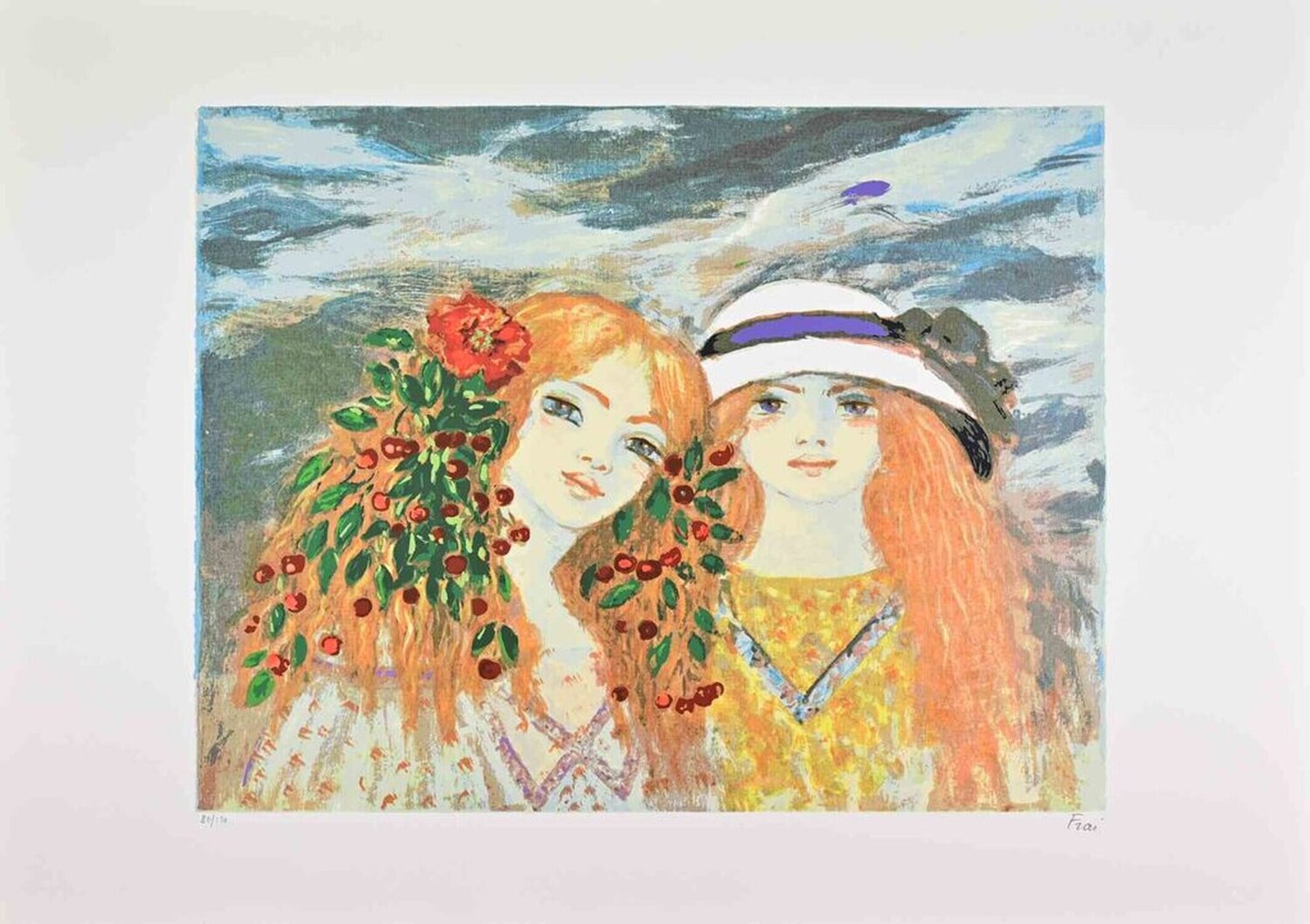 Two Girls Felicita Frai Stampa in vendita