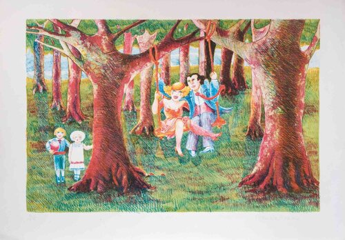 The Swing von Daniela Romano, Druck kaufen auf Singulart